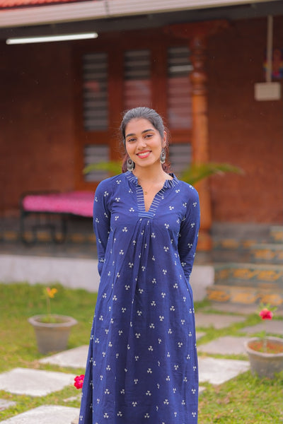 Indigo Lily Handblock Kurta