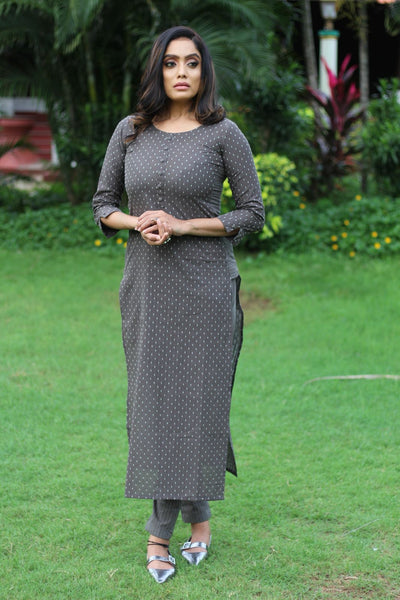 EXP - Aambal grey dot