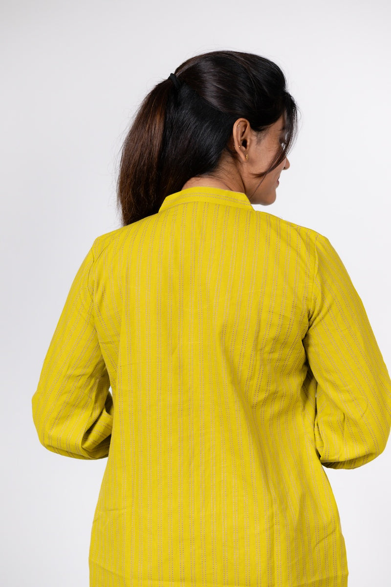Kiwi Zest Handloom Kurta
