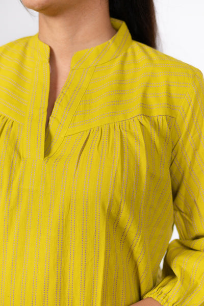 Kiwi Zest Handloom Kurta