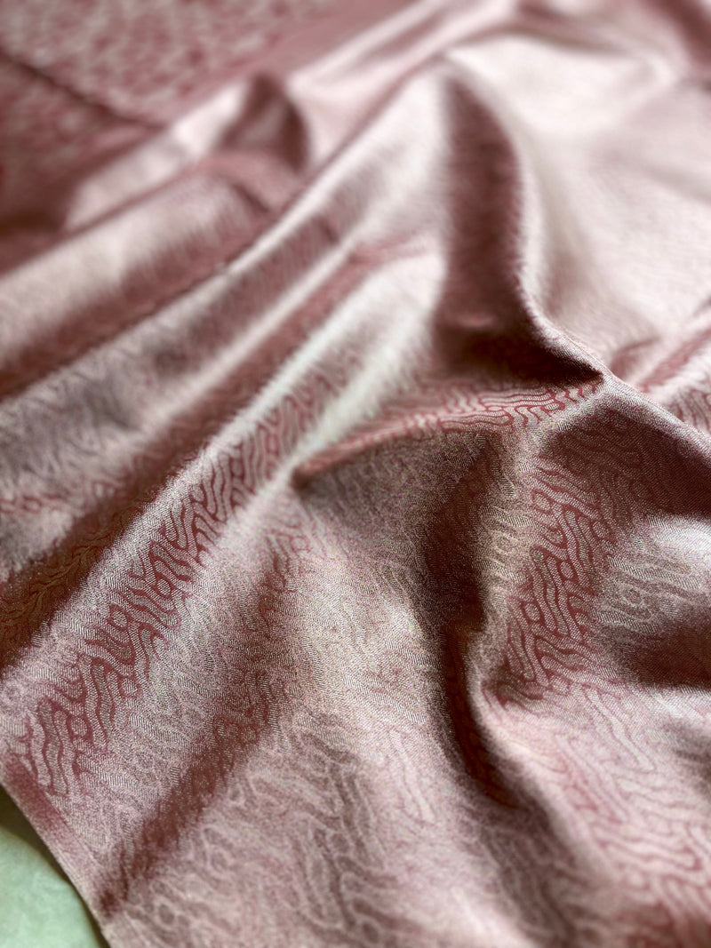 Soft Silk Saree  - Tonys Pink + Silver