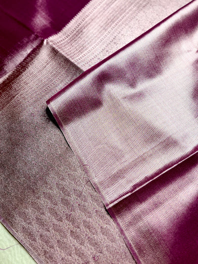 Soft Silk Saree  - Turkish Wine