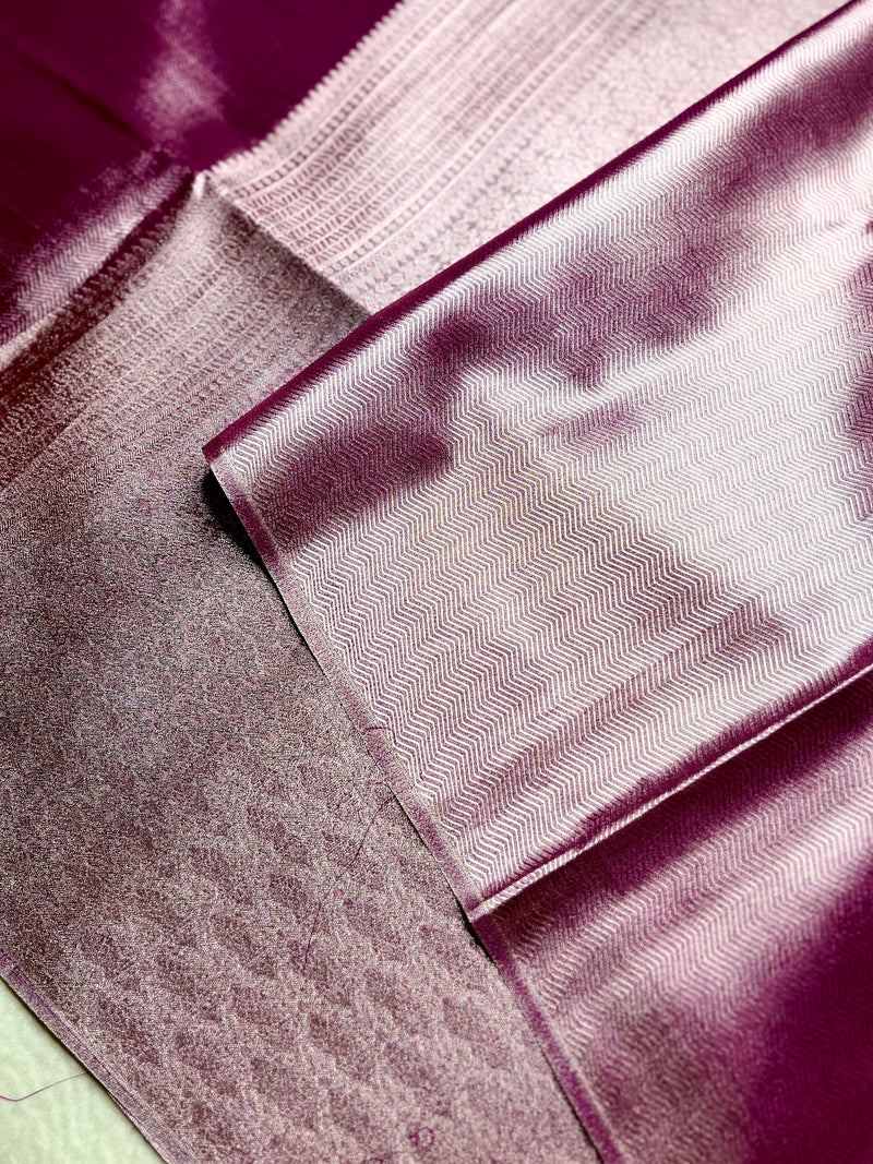Soft Silk Saree  - Turkish Wine