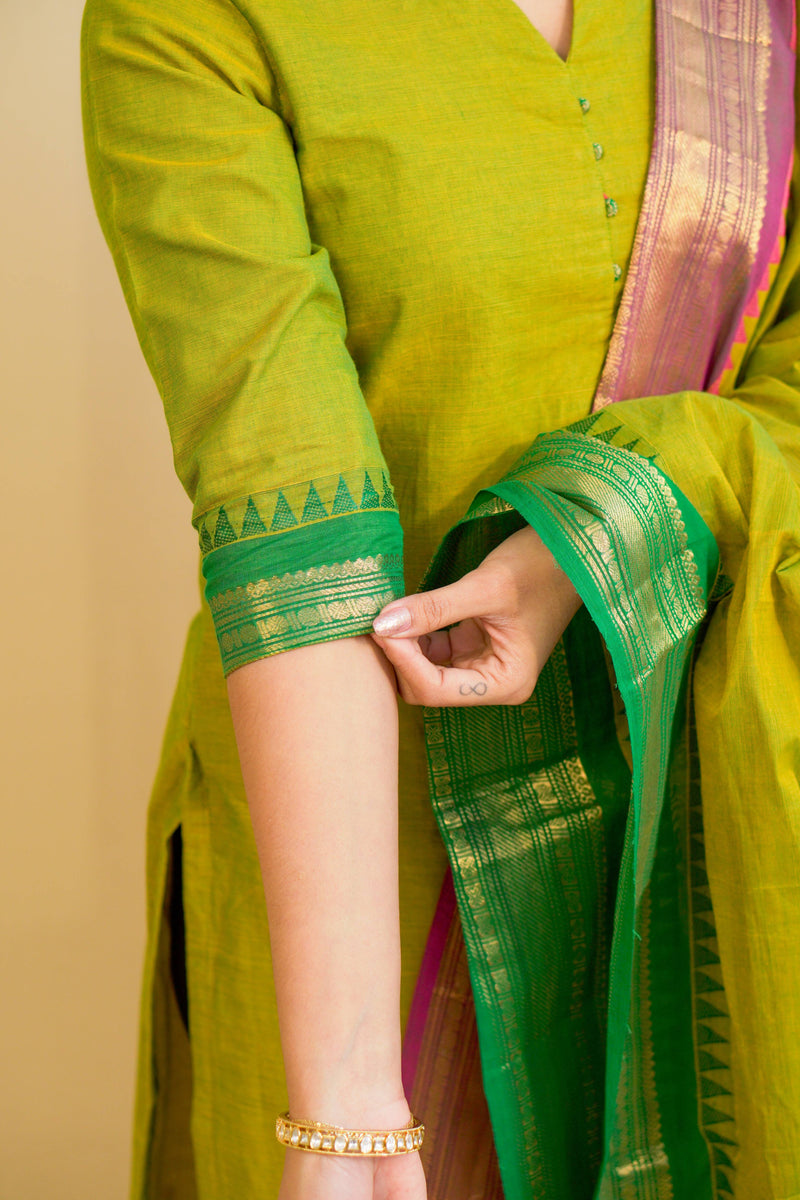 Geet - Mehndi Green