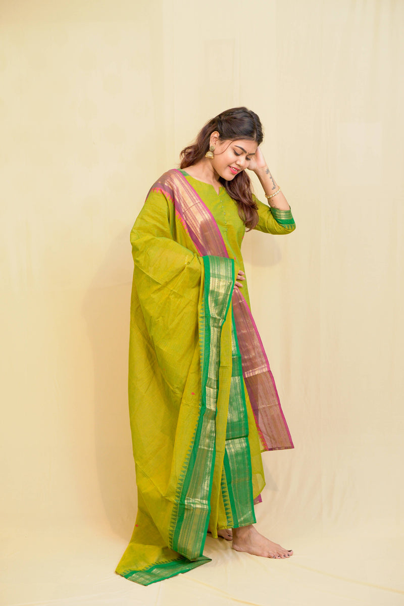 Geet - Mehndi Green