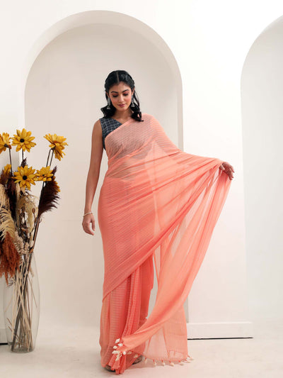 Clementine- saree with unstitched blouse