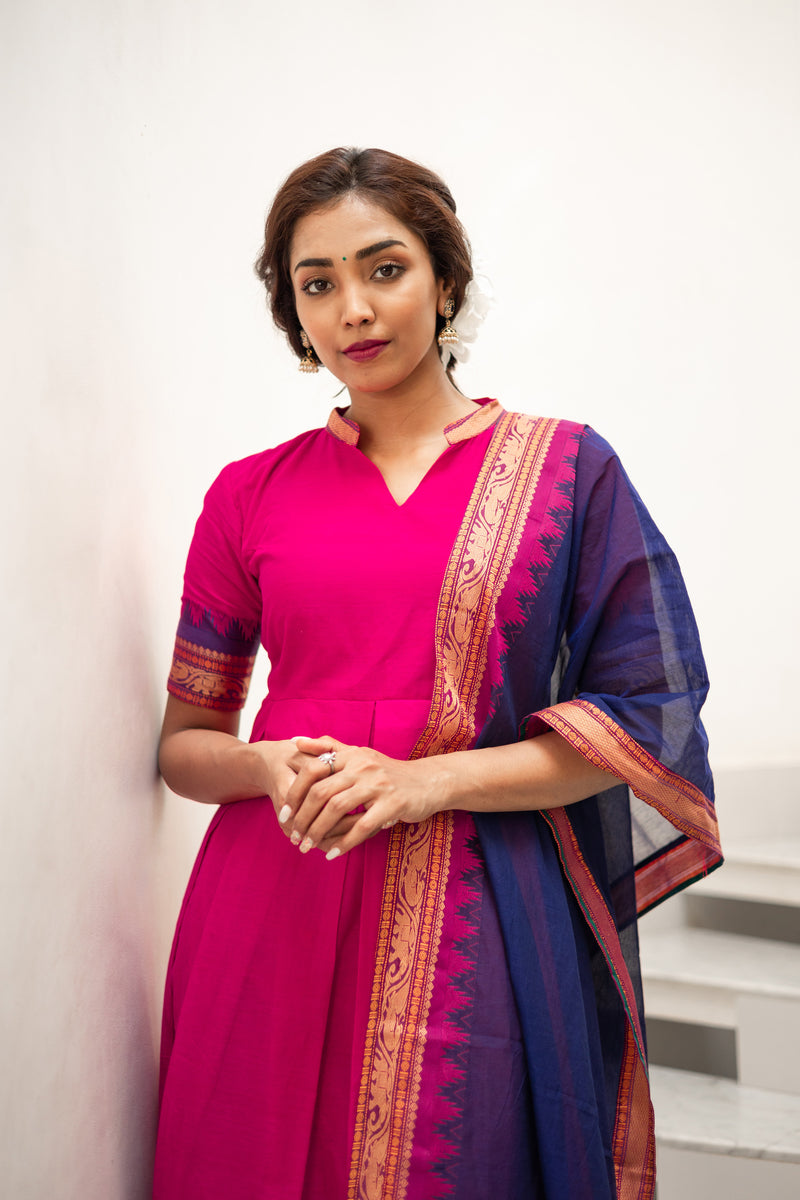 Amudha Pink and Blue
