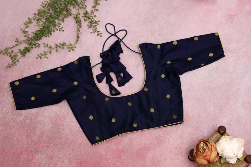 Blouse- Saatvika Navy