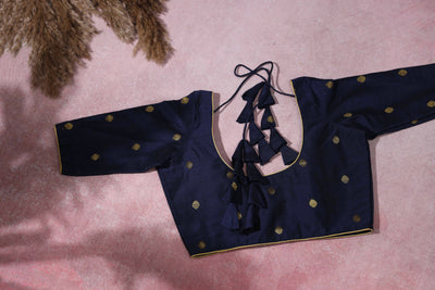 Blouse- Saatvika Navy