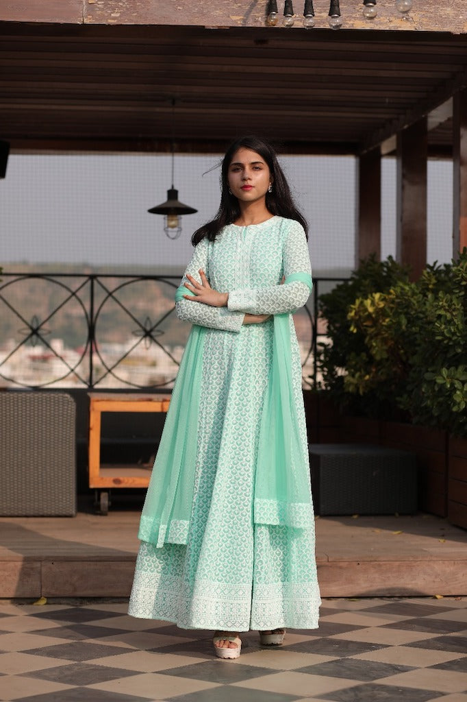 EXP - Afreen - Mint Green( L Available)