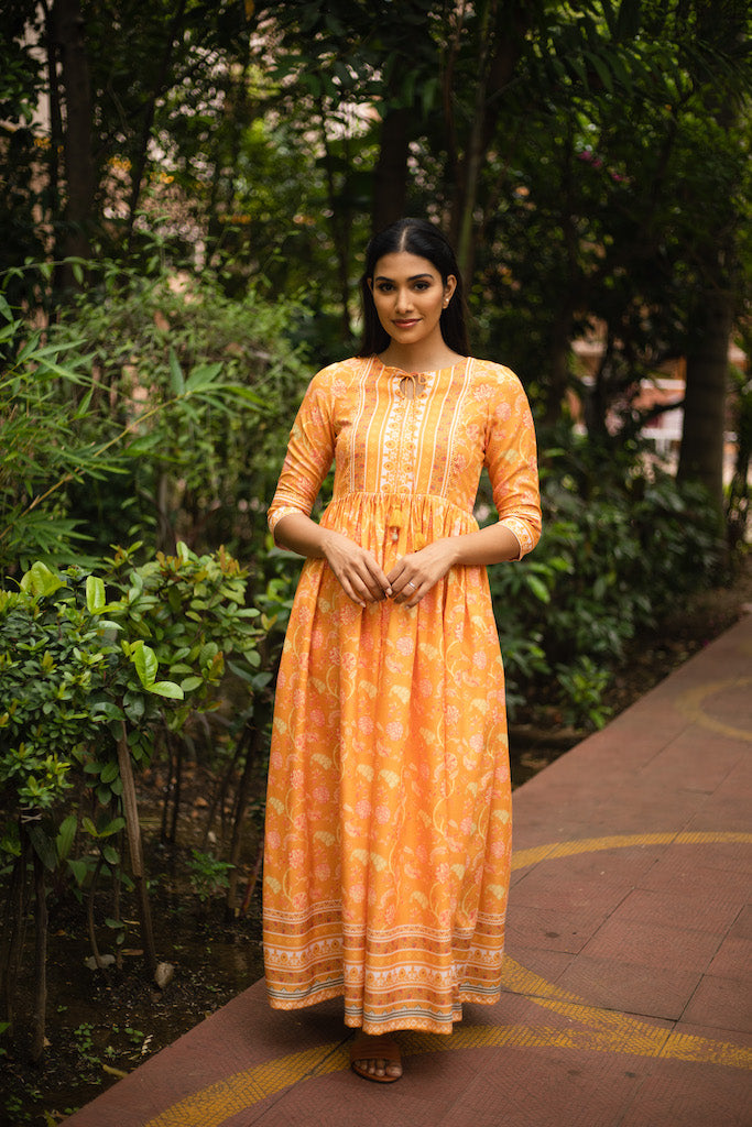 Nadhiya - Mango yellow