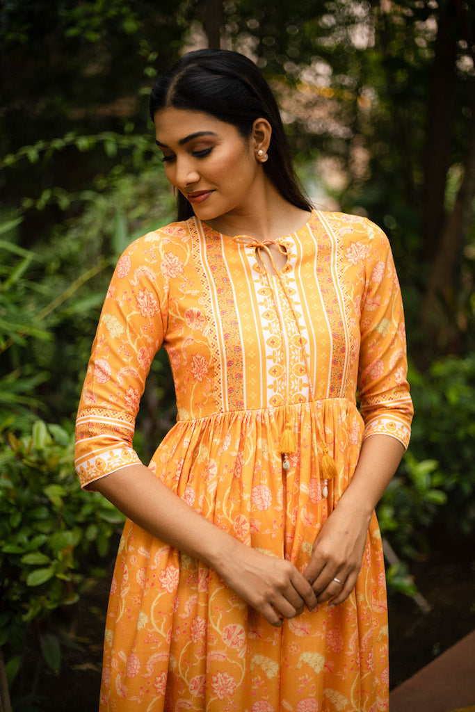 Nadhiya - Mango yellow