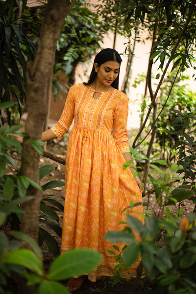 Nadhiya - Mango yellow