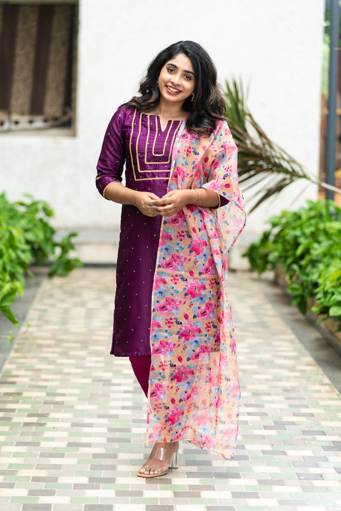 Shop Pink block printed kurta and pants with dupatta- Set Of Three | The  Secret Label | Trendy outfits indian, Casual indian fashion, Dress indian  style