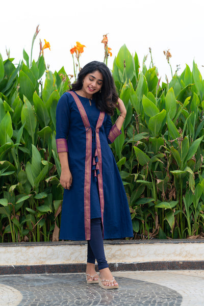 Kanchana Blue Kurti Dress