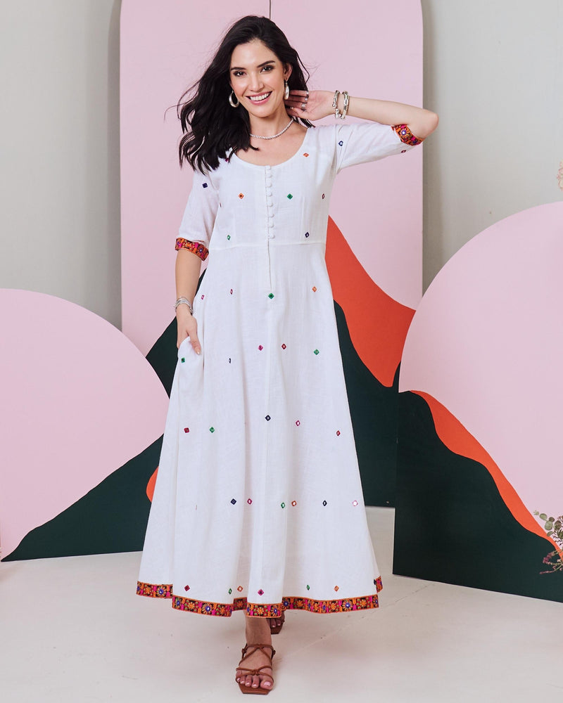 Rani Mirror Work Maxi Dress Tamara Rani Mirror Work Maxi Dress Tamara