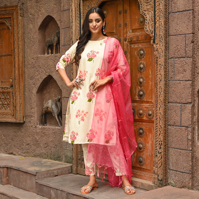 EXP - Lily pink Kurta set