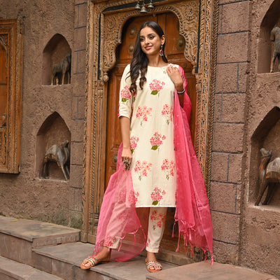 EXP - Lily pink Kurta set