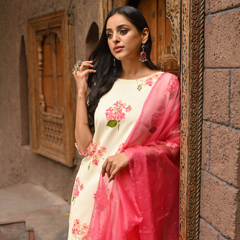 EXP - Lily pink Kurta set