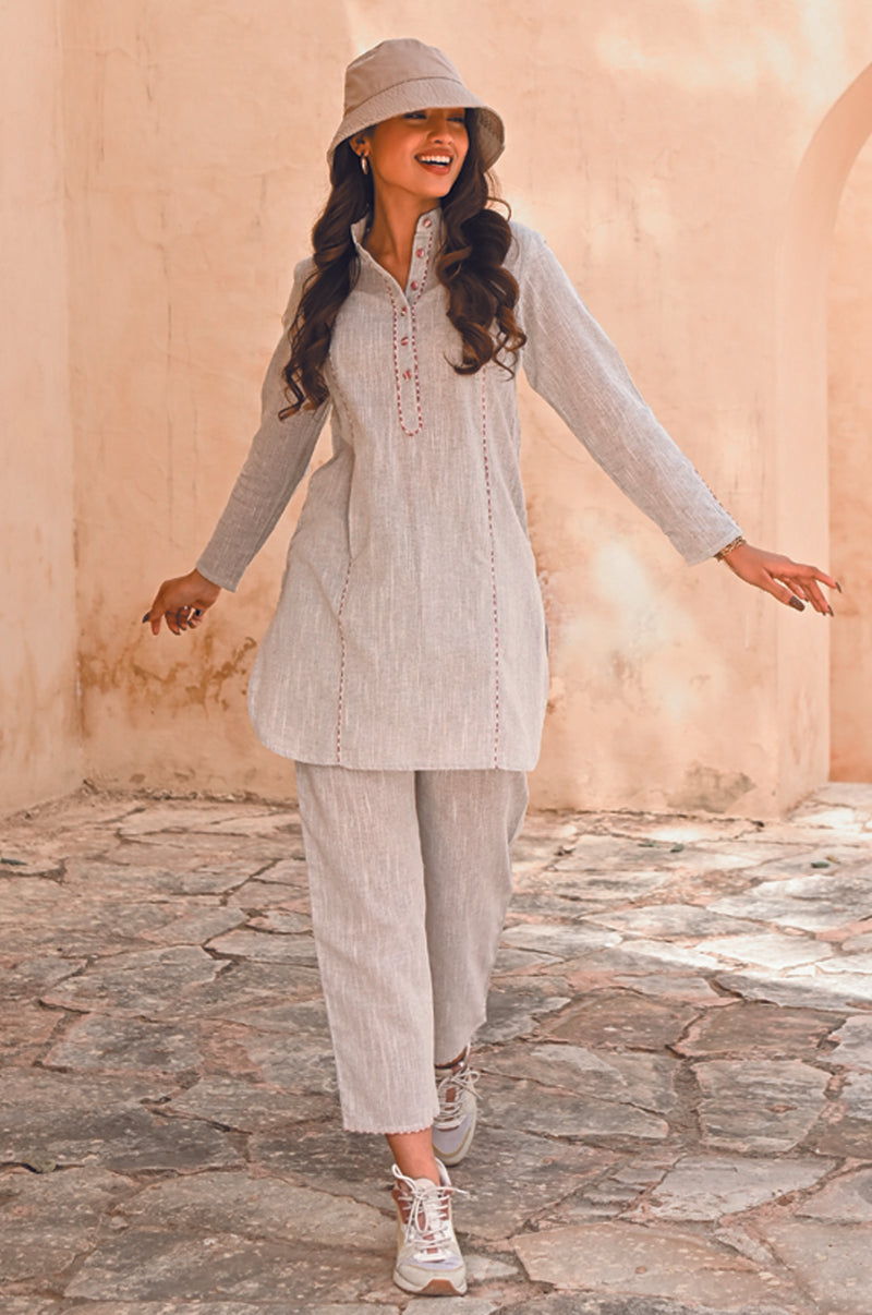 Grey Colour Heavy Embroidery Best Pakistani Suits – Apparel Designer